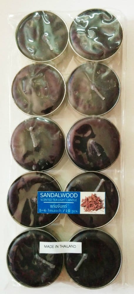 Aromatic Tea Lights - Sandalwood (Pack of 10) catc 06 1 Aromatic Tea Lights - Sandalwood (Pack of 10)