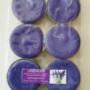 Aromatic Tea Lights - Lavendar (Pack of 10)