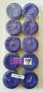 Aromatic Tea Lights - Lavendar (Pack of 10)