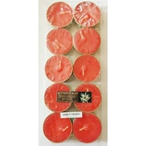 Aromatic Tea Lights - Butterfly Bush (Pack of 10)