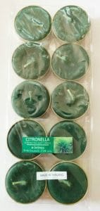 Aromatic Tea Lights - Citronella (Pack of 10)