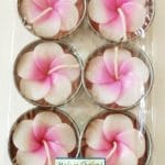 Aromatic Hibiscus shaped Tea Lights (Pack of 10) - Pink