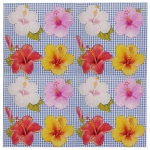 A pack of 12 by 12 inch Decoupage Napkins(5 pcs) - Floral Design 23