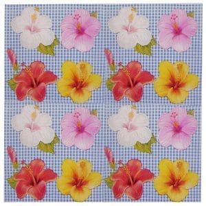 A pack of 12 by 12 inch Decoupage Napkins(5 pcs) - Floral Design 23