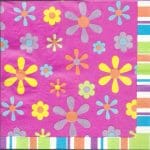 A pack of 12 by 12 inch Decoupage Napkins(5 pcs)  - Floral Design 27