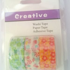 Creative Washi Tapes (Pack of 3 tapes) - Design 2