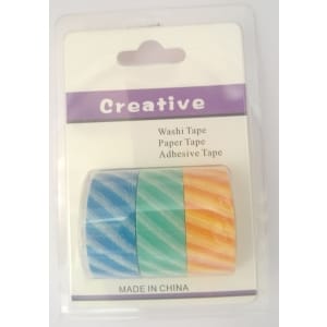 Creative Washi Tapes (Pack of 3 tapes) - Design 3