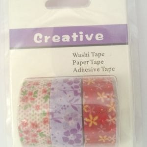 Creative Washi Tapes (Pack of 3 tapes) - Design 4