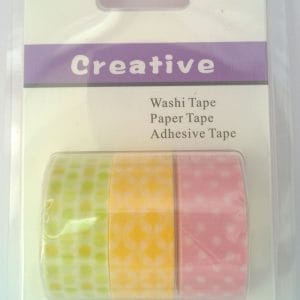 Creative Washi Tapes (Pack of 3 tapes) - Design 6