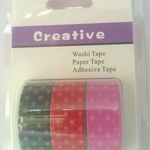Creative Washi Tapes (Pack of 3 tapes) - Design 7