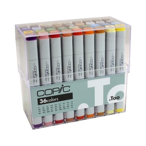 Copic Classic Marker Set of 36 Colors