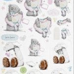 Me To You A4 Pearlescent Decoupage Pack - Sprint Chic (Design 1)