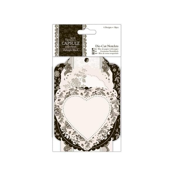 PaperMania Die Cut Notelets - Midnight Blush