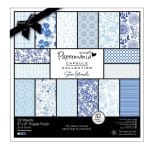 Papermania Capsule Collection 8X8" Paper Pack by Jesse Edwards - Burleigh Blue