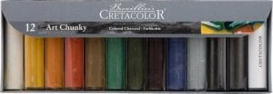 Cretacolor Art Chunky Colored Charcoal - Set of 12