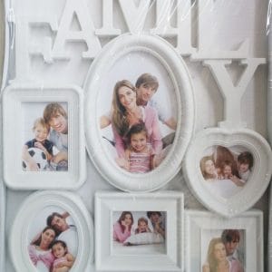 Photo Frame (White) - Family