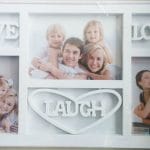 Photo Frame (White) - Live Love Laugh