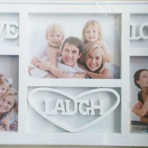 Photo Frame (White) - Live Love Laugh