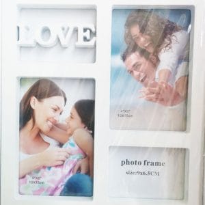 Photo Frame (White) - Love