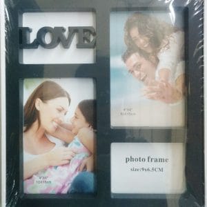 Photo Frame (Black) - Love