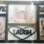 Photo Frame (Black) - Live Love Laugh