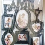 Photo Frame (Black) - Family