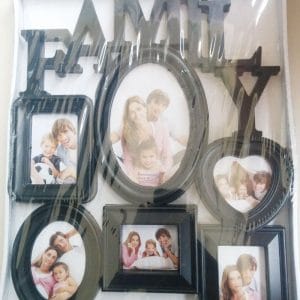 Photo Frame (Black) - Family