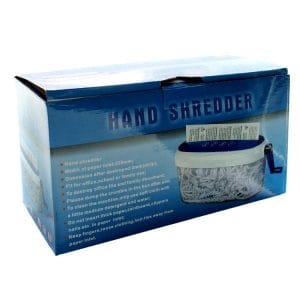 Hand Paper Shredder - Design 2