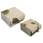 Eco Friendly Gift Boxes (Set of 2 boxes) - Design 1