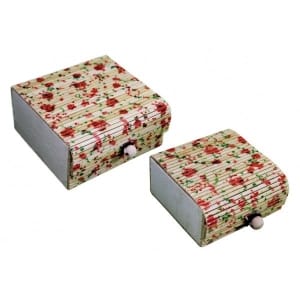 Eco Friendly Gift Boxes (Set of 2 boxes) - Design 4