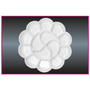 Khyati Colour Mixing Plate / Palette - Flower Big