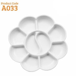 Khyati Colour Mixing Plate / Palette - Flower Small