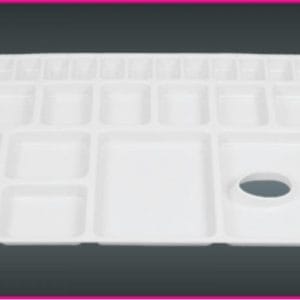 Khyati Colour Mixing Plate / Palette - Rectangular Large