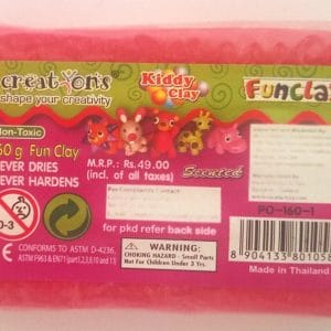 Kiddy FunClay - C. Red (160gm)