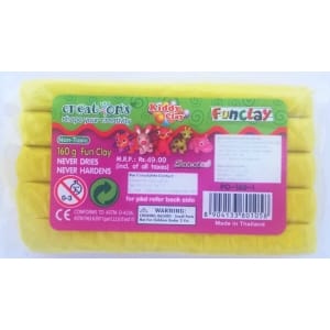 Kiddy FunClay - Yellow (160gm)