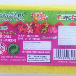 Kiddy FunClay - Yellow (160gm)