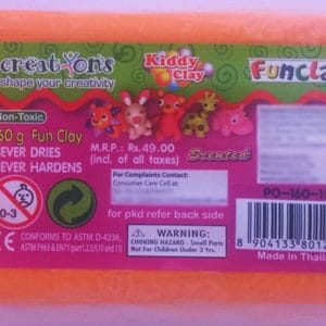 Kiddy FunClay - Neon Orange (160gm)