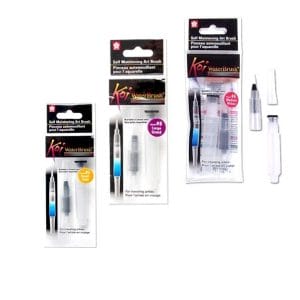 Sakura Koi Portable Water Brush (4 ml Barrel) - Set of 3