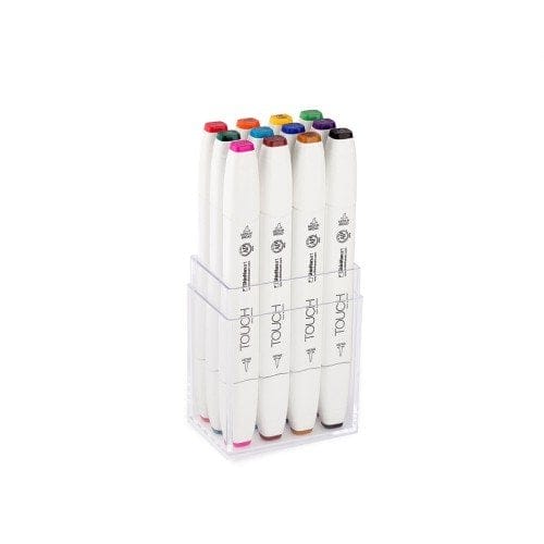 Shinhan Touch Twin Brush Markers (Set of 12 Main Shades) tmb12m Shinhan Touch Twin Brush Markers (Set of 12 Main Shades)
