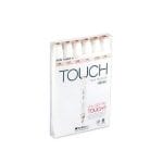Shinhan Touch Twin Brush  Markers (Set of 6 Skin Shades)