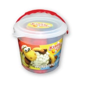 Kiddy FunClay Bucket of 5 Colours