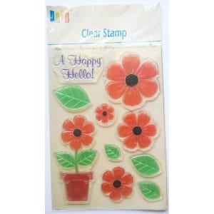 A Happy Hello Clear Stamp (Small)