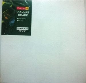 Camlin Canvas Board - 12" X 12"