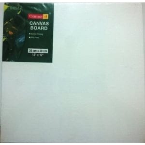 Camlin Canvas Board - 12" X 12"