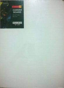 Camlin Canvas Board - 12" X 16"