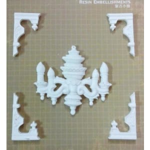 Resin Embellishments by Eno Greetings - Design 3