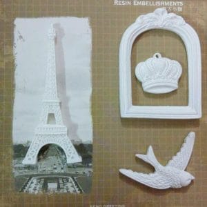 Resin Embellishments by Eno Greetings - Design 5