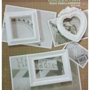 Resin Embellishments by Eno Greetings - Design 8