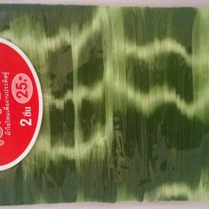 Stocking Cloth (Printed) - Dark Green and White