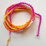 Twine  - Colorful (Orange, Yellow, White and Pink)